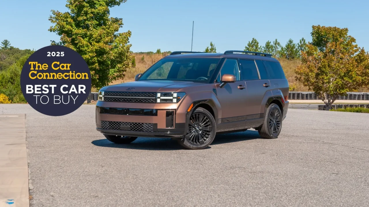 The 2025 Hyundai Santa Fe Hybrid is The Car Connection’s Best Car To Buy 2025.