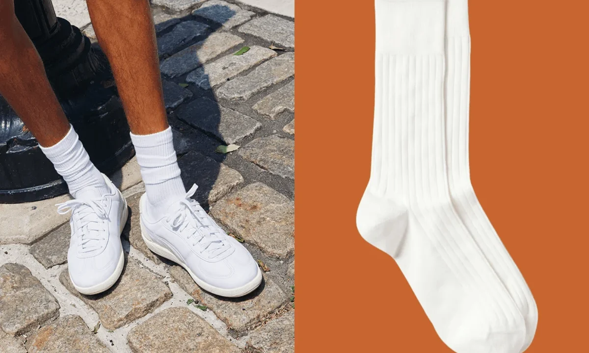 Fun Socks Come and Go. White Crew Socks Are Forever