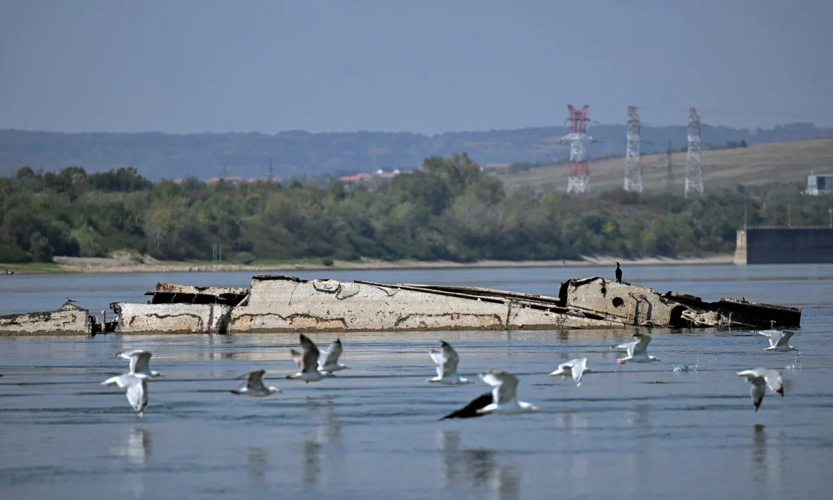 Danube River’s shrinking water levels expose dozens of World War II ships | Fortune