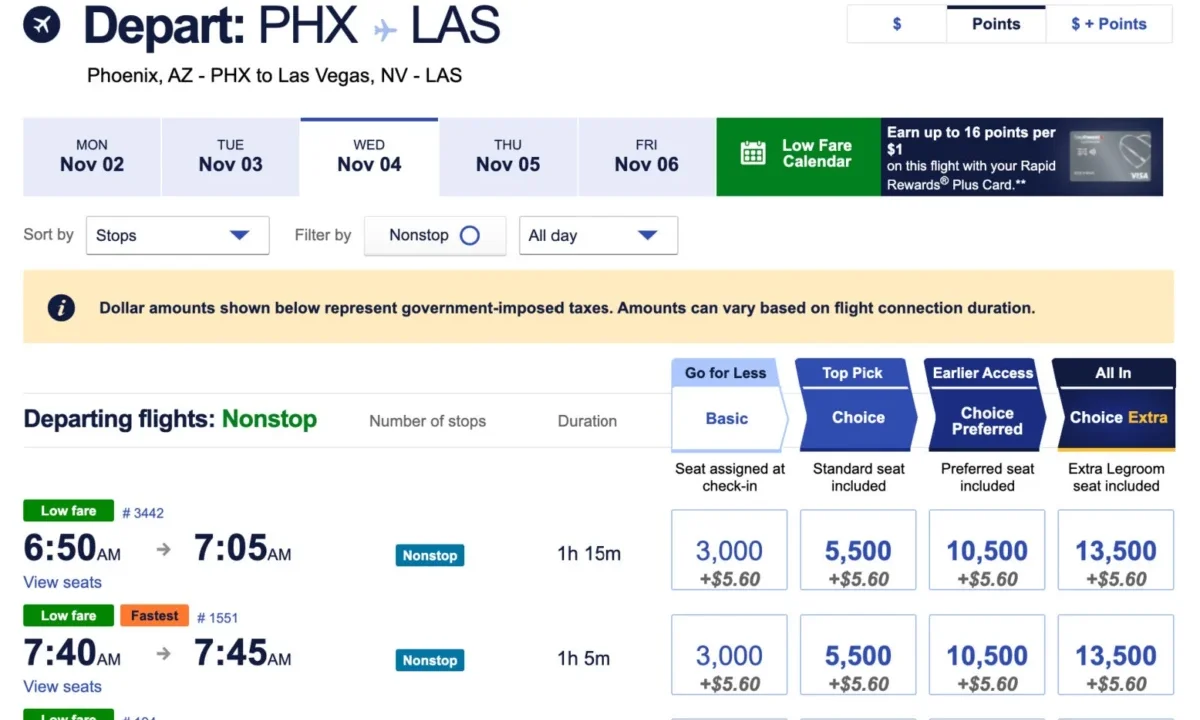 Deal alert: Get 2 or even 3 times more value from Southwest Rapid Rewards points