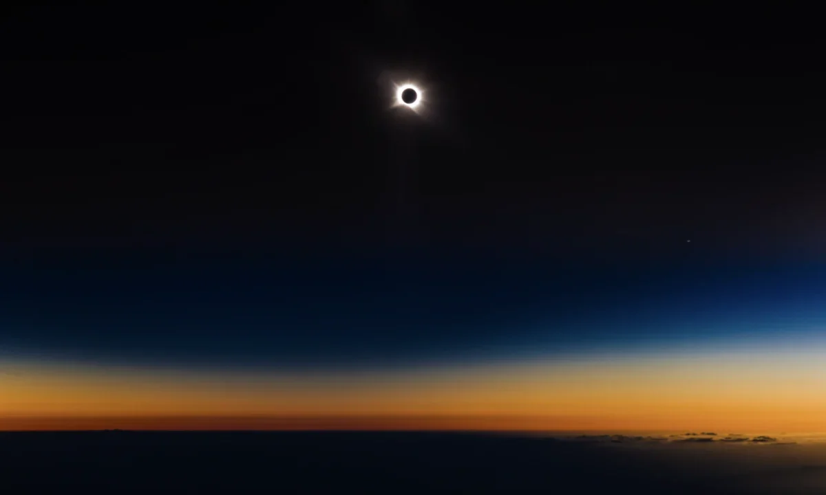 I paid $3 for the best eclipse view on Earth — and it was from a plane