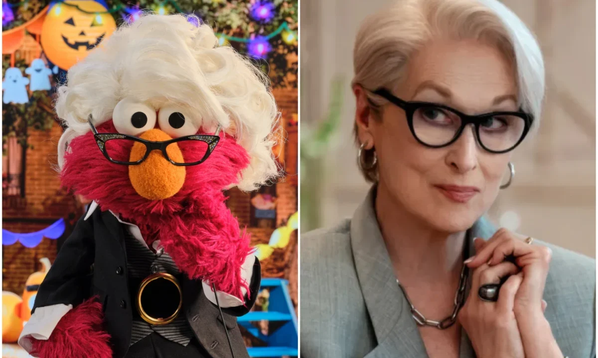 Elmo Channels Meryl Streep’s Iconic Miranda Priestly for a Couture Halloween Surprise